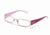 D&amp;G DD5010 Progressive Eyeglasses - Silver With Pink-Fuchsia Templ Frame / 50 mm Prescription Lenses, 101-5016