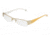 D&amp;G DD5080 Progressive Eyeglasses - Pale Gold Demo Lens Frame / 52 mm Prescription Lenses, 462-5216