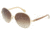 D&amp;G DD6066 Sunglasses 409/13-5816 - Gold Brown Gradient