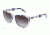 D&amp;G PLAYFUL CHIC DD3091 Sunglasses 27208G-55 - Stripes Blue White Frame, Gray Gradient Lenses