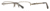 Dakota Smith Loyalty SEDS LOYA00 Eyeglass Frames - Brushed Gold SEDS LOYA005340 GO