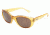DandG DD8060 Sunglasses, Brown Gradient Yellow Frame w/ Brown 54 mm Diameter Lenses, 942 73 5419