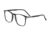 Davidoff 91070 Single Vision Prescription Eyeglasses, Black Frame, 91070-8840SV