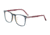 Davidoff 91070 Single Vision Prescription Eyeglasses, Orange Petrol Frame, 91070-4150SV