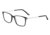Davidoff 92026 Single Vision Prescription Eyeglasses, Black Beige Wood Structure Frame, 92026-6472SV