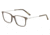 Davidoff 92026 Single Vision Prescription Eyeglasses, Grey Wood Structure Frame, 92026-6471SV