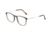 Davidoff 92042 Progressive Prescription Eyeglasses, Black/Grey Frame, 92042-6850PR