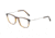 Davidoff 92042 Progressive Prescription Eyeglasses, Black Matte/Havana Frame, 92042-4563PR