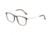 Davidoff 92042 Single Vision Prescription Eyeglasses, Black/Grey Frame, 92042-6850SV
