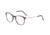 Davidoff 92043 Single Vision Prescription Eyeglasses, Dark Brown Havana Frame, 92043-8940SV