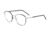 Davidoff 93066 Eyeglass Frame,Dark Blue On Ruthenium Frame, 93066-3100
