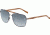 Davidoff 97350 Single Vision Prescription Sunglasses, Gun Frame, 97350-1017SV