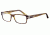 Davidoff 91021 Single Vision Prescription Eyeglasses - Brown Frame and Clear Lens 91021-6338SV