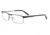 Davidoff 93033 Bifocal Prescription Eyeglasses - Black Frame and Clear Lens 93033-610BI