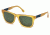 Diesel DL0050 Sunglasses - Shiny Yellow Frame Color, Green Lens Color