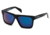 Diesel DL0072 Sunglasses - Black Frame Color, Blue Mirror Lens Color