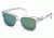 Diesel DL0074 Sunglasses - Crystal Frame Color, Green Mirror Lens Color