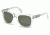 Diesel DL0135 Sunglasses - Crystal Frame Color, Green Lens Color