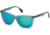 Diesel DL0222 Sunglasses - Shiny Turquoise Frame Color, Green Mirror Lens Color