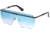 Diesel DL0259 Sunglasses - Shiny Light Brown Frame Color, Blu Mirror Lens Color