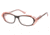 Diva 5398 Eyeglasses - Deep Brown-Peach Frame w/ Clear Lenses 5398-746