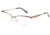 Diva 5474 Single Vision Prescription Eyeglasses, Brown/Gold Frame, DI5474820SV