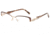 Diva 5487 Eyeglasses, Womens, Brown-Gold, 51-17-135, DI54872CTE