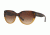 DKNY DY4149 Sunglasses 374513-55 - Matte Amber Horn Frame, Brown Gradient Lenses