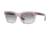 DKNY DY4158 Sunglasses 37888E-55 - Transparent Pink Frame, Blue Gradient Lenses
