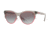 DKNY DY4160 Sunglasses 369111-56 - Transparent Light Gray Frame, Gray Gradient Lenses