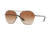 DKNY DY5086 Sunglasses 125313-57 - Matte Dark Bronze Frame, Brown Gradient Lenses