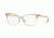 DKNY DY5655 Single Vision Prescription Eyeglasses 3709-53 - Beige Crystal Light Gold Frame