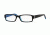 DKNY Eyeglass Frames DY4585B 3387-50 - Black-white-blue Trans. Frame
