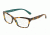 Dolce&Gabbana CONTEMPORARY DG3215 Single Vision Prescription Eyeglasses 2891-52 - Top Havana On Petroleum Frame