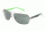 Dolce&amp;Gabbana CONTRAST DG2120P Sunglasses 117171-6413 - Gunmetal Frame, Green Lenses