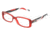 Dolce&Gabbana DG 3074 Eyeglasses Styles - Red Frame w/Non-Rx 52 mm Diameter Lenses, 853-5216