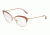Dolce&Gabbana DG1298 Progressive Prescription Eyeglasses 1304-54 - Pink/pink Gold Frame