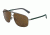 Dolce&amp;Gabbana DG2154 Sunglasses 128873-61 - Gunmetal Rubber Frame, Brown Lenses