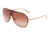Dolce&amp;Gabbana DG2162 Sunglasses 129813-37 - Pink Gold Frame, Pink Gradient Lenses