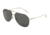Dolce&amp;Gabbana DG2166 Single Vision Prescription Sunglasses DG2166-130587-61 - Lens Diameter 61 mm, Frame Color Black/pale Gold