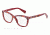 Dolce&amp;Gabbana DG3190 Single Vision Prescription Eyeglasses 2791-52 - Top Mosaic/red Frame