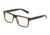 Dolce&amp;Gabbana DG3227F Single Vision Prescription Eyeglasses 2925-56 - Striped Tobaco Frame