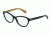 Dolce&amp;Gabbana DG3232 Single Vision Prescription Eyeglasses 2958-53 - Top Petroleum On Gold Frame