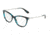 Dolce&amp;Gabbana DG3258F Single Vision Prescription Eyeglasses 2887-54 - Petrolemu Cube Frame