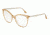 Dolce&amp;Gabbana DG3278F Single Vision Prescription Eyeglasses 3146-54 - Leaf Gold Frame
