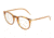 Dolce&amp;Gabbana DG3303 Progressive Prescription Eyeglasses 3184-50 - Top Havana Camel/Camel Transp Frame
