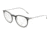 Dolce&amp;Gabbana DG3303 Progressive Prescription Eyeglasses, 50mm, Top Black On Crystal, DG3303-675-50-PRO