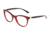 Dolce&amp;Gabbana DG3312 Bifocal Prescription Eyeglasses, 50mm, Transparent Bordeaux, DG3312-3211-50-BI