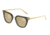 Dolce&amp;Gabbana DG4363F Sunglasses 32106E-52 - , Grad Light Brown Mirror Gold Lenses