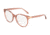 Dolce&amp;Gabbana DG5032 Progressive Prescription Eyeglasses, 51mm, Transparente Pink, DG5032-3148-51-PRO